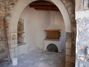 Luxury outdoor kitchen BBQ area.